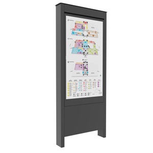 Outdoor-Kiosk---Black-Samsung-Front