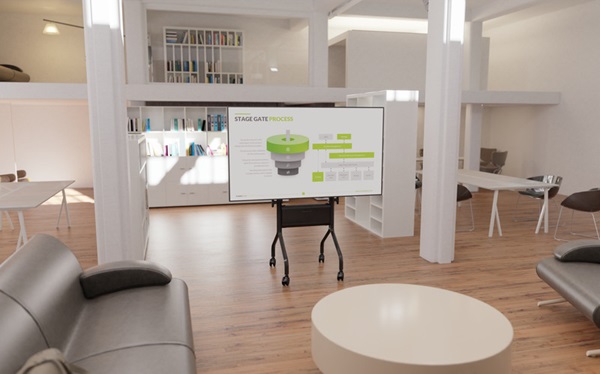 Black Voyager Cart in a Collaborative Application