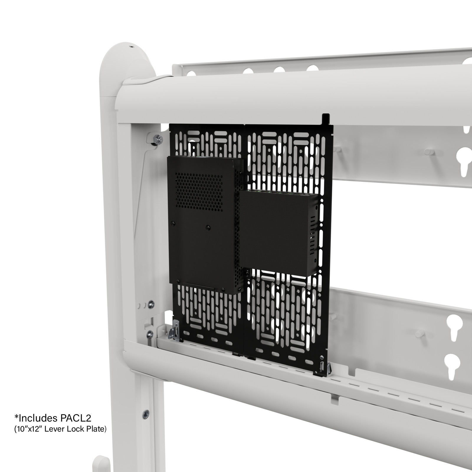 Voyager-Cart---White-Device-Mounting