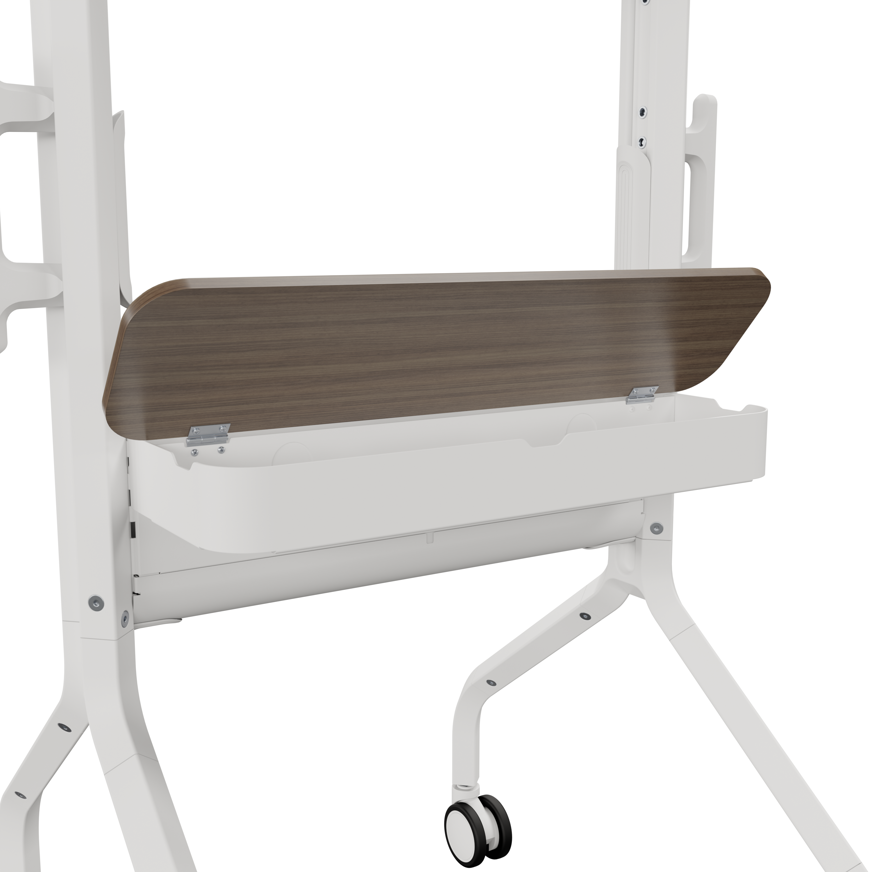 Voyager-Cart---White-Shelf-Open