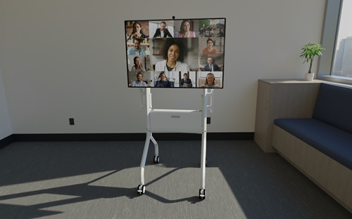 White Voyager Cart in a Corporate Application