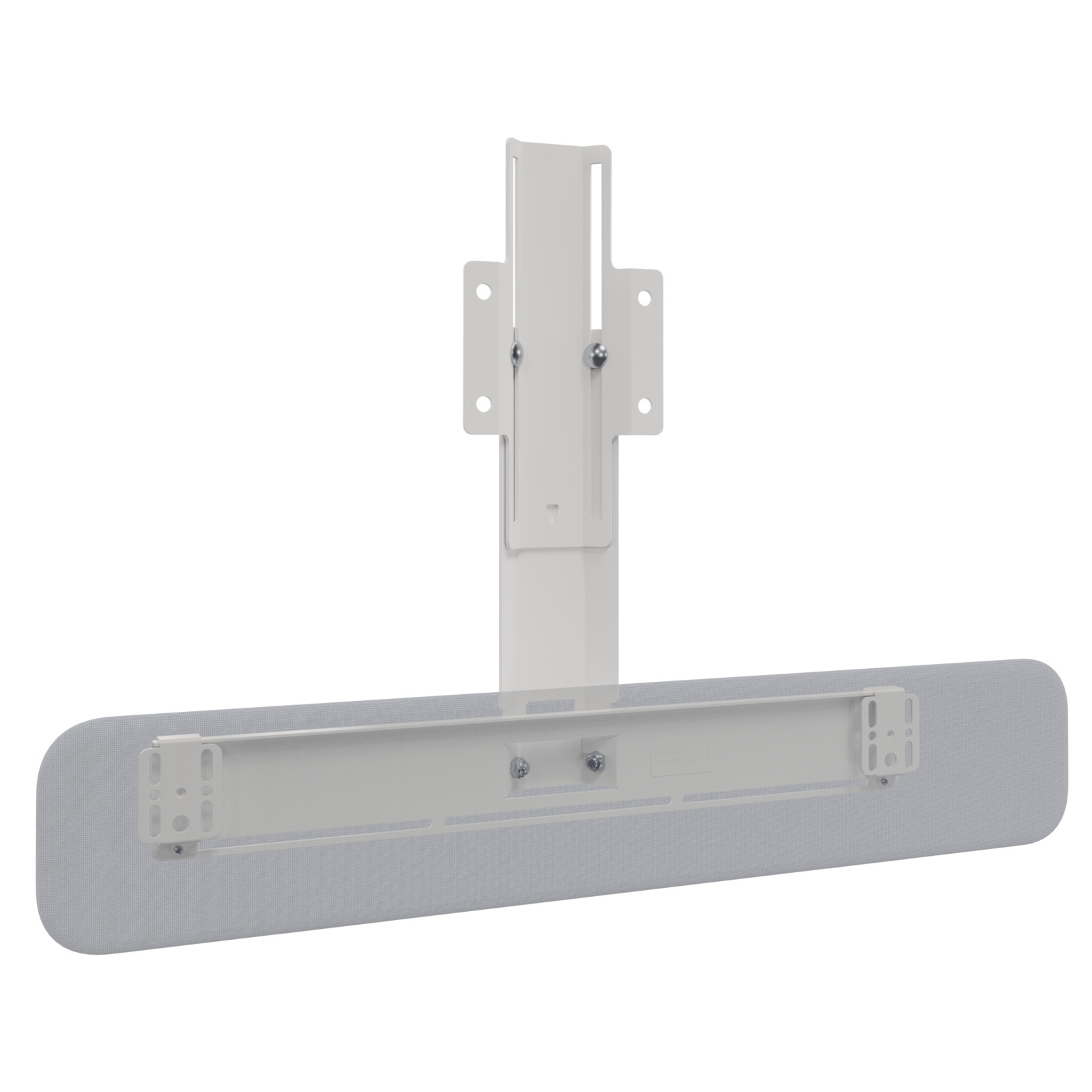 White Voyager Cart Audio Bar Accessory with Ghosted Speaker