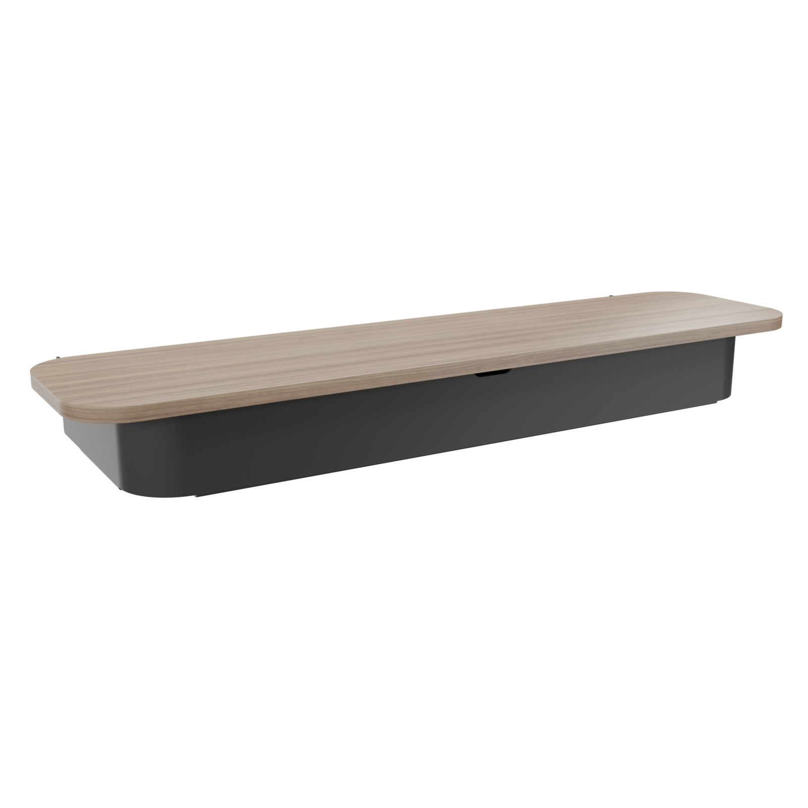 Black Voyager Closed Cart Shelf Accessory 