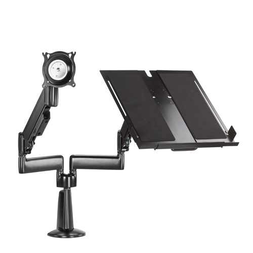 Height Adjustable Monitor Laptop Dual Arm Desk Mount Discontinued