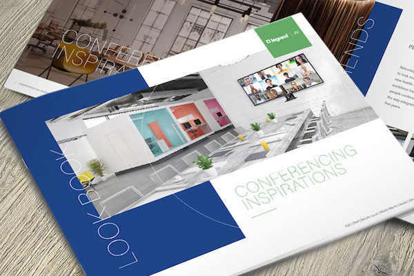 Conferencing trends look book with solutions to support flexible meeting spaces.