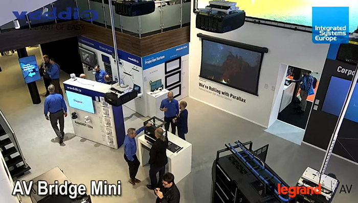 Screen capture of a live stream feed