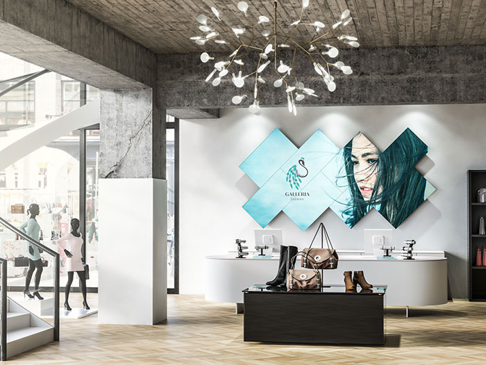 retail store video wall