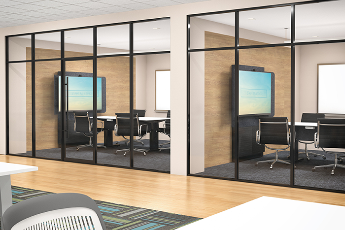 The Forum Conferencing Suite of solutions in multiple conference rooms.