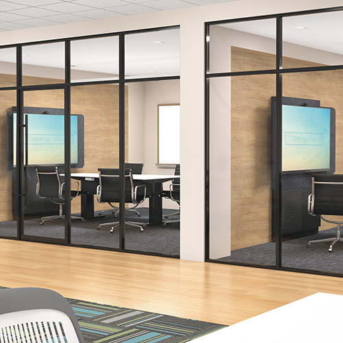 The Forum Conferencing Suite of solutions in multiple conference rooms.