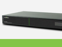 A Luxul networked switch.