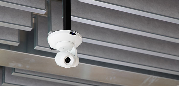 Inverted PTZ camera