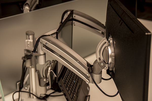 Close up of Kontour Monitor Mounts