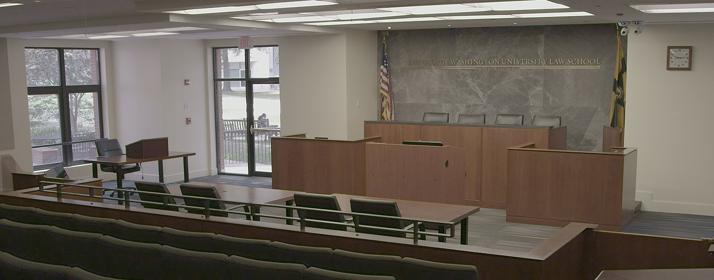 GW Law Courtroom