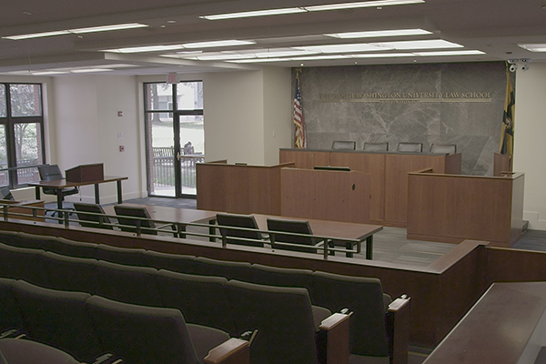 GW Law Courtroom