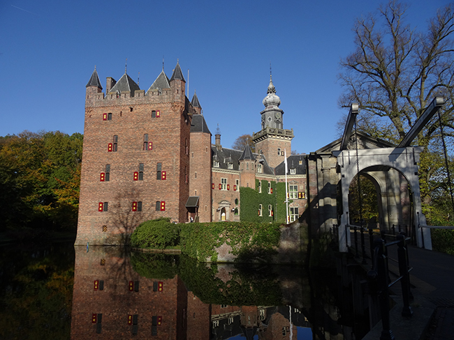 Picture of university surrounded by water