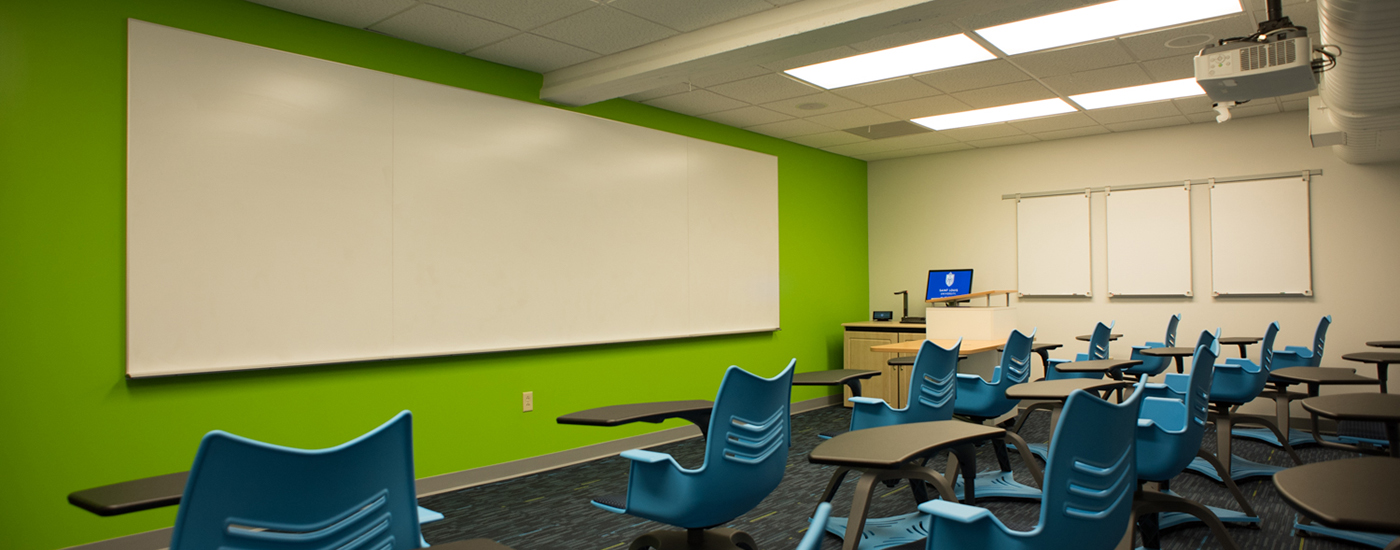Classroom with Idea Screen