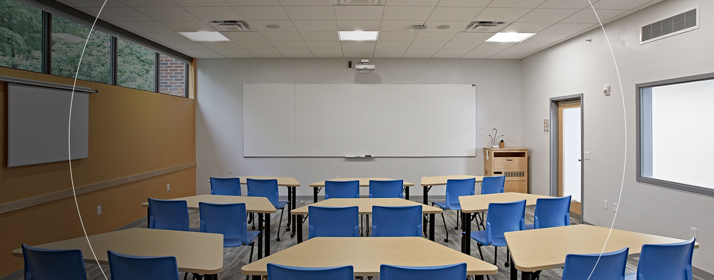 Capture more of the full classroom experience with AV systems.