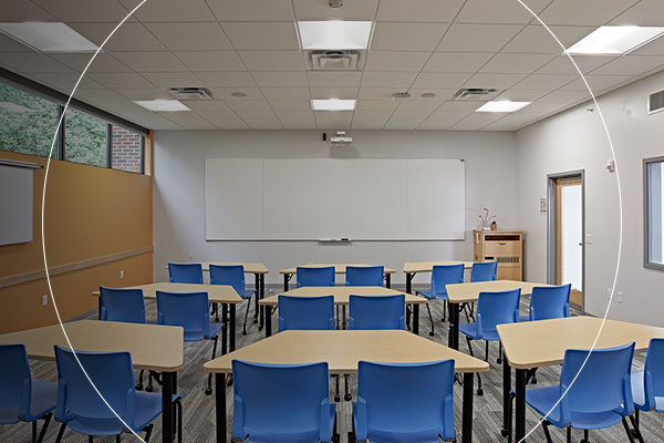Capture more of the full classroom experience with AV systems.