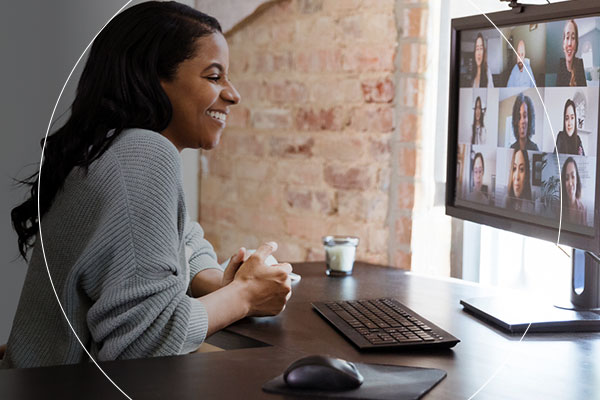 A hybrid work from home system provides fully installed audio video production capabilities for broadcasting to live audiences.