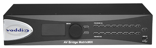 Front of AV Bridge MatrixMIX Multipurpose AV Switcher