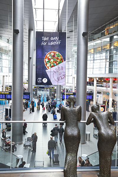 Airport Video Wall Ceiling