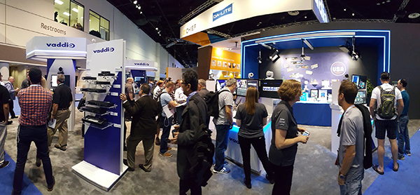 InfoComm booth from Vaddio side