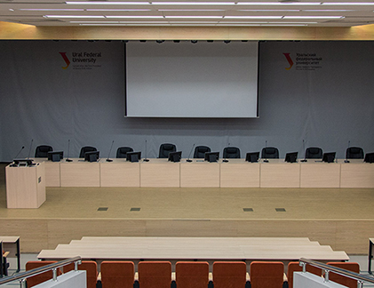 Auditorium with stage