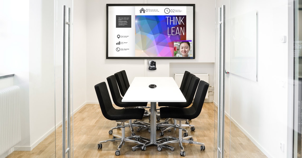 Vaddio camera in a conference room