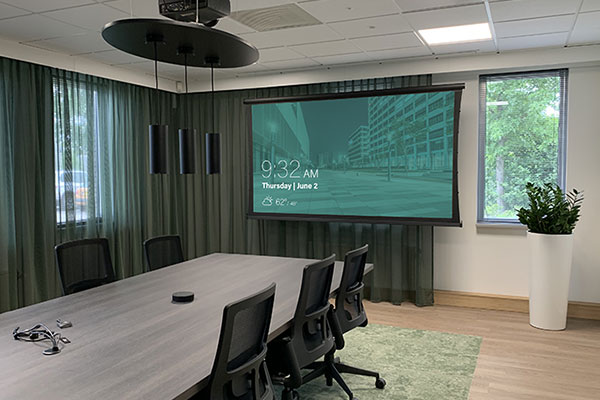 Image of a boardroom with Legrand AV Products