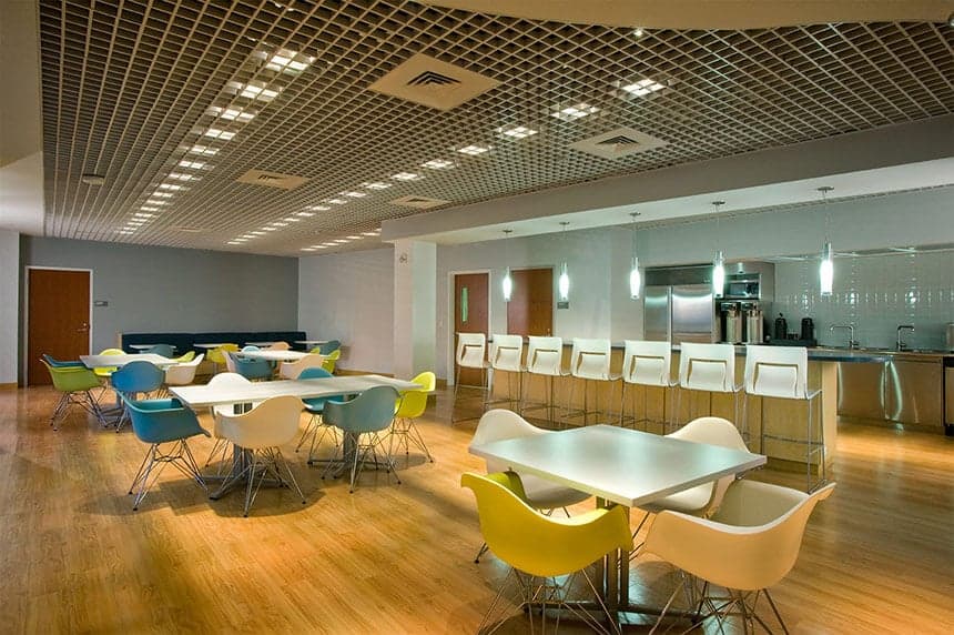 Cafe inside Milestone corporate office