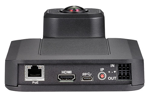 ConferenceSHOT ePTZ ports on bottom