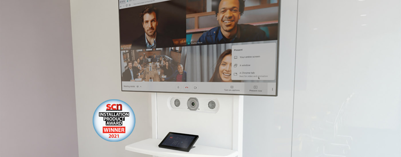 FlexView conferencing cart.