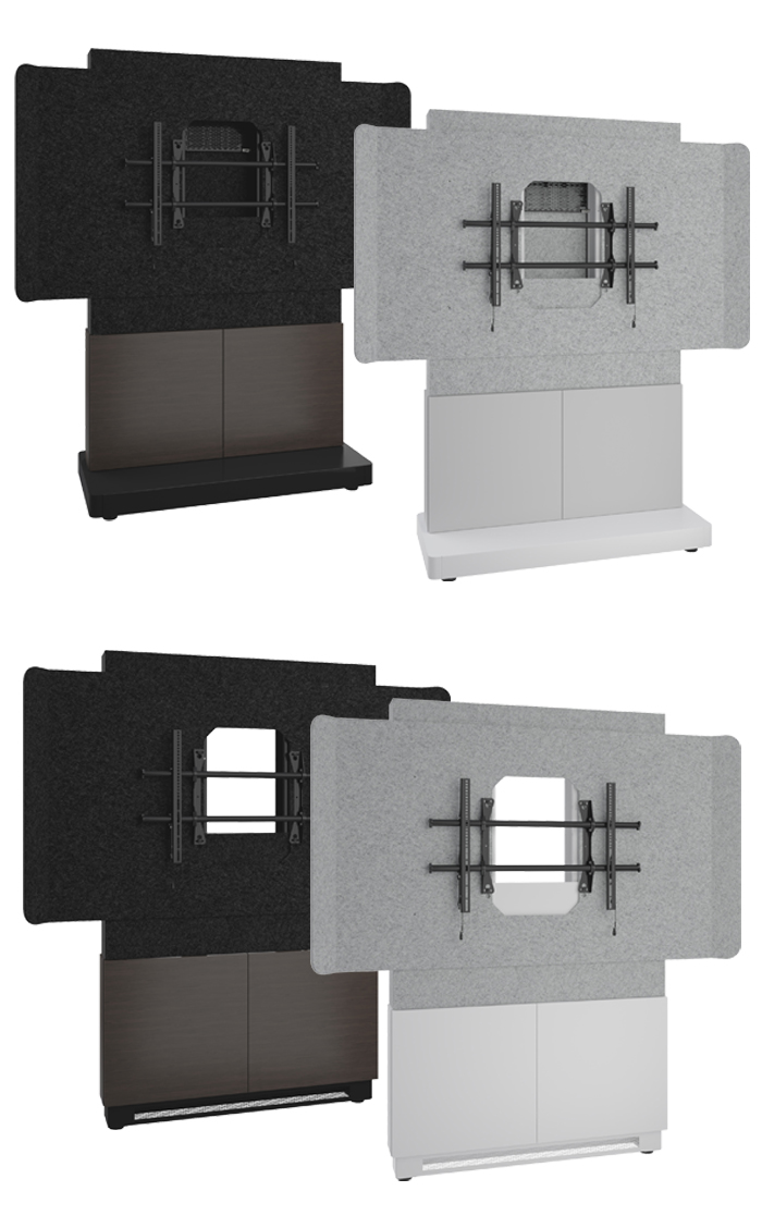 Forum Collaboration Display Stands are perfect for hybrid workplaces.