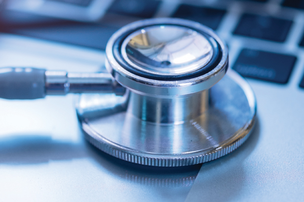 Healthcare care and camera banner.