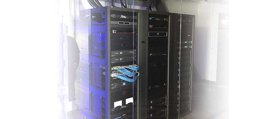 Middle Atlantic racks contain and support AV gear.