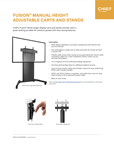 FusionAdjustableCartStandCutSheetThumbnail FusionAdjustableCartStandCutSheetThumbnail